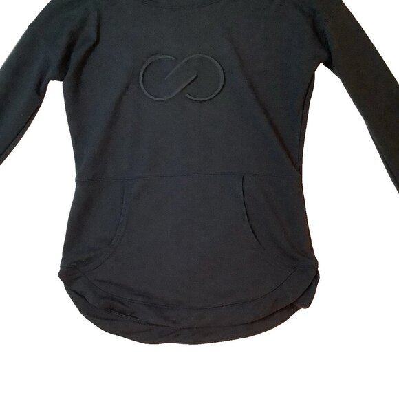 Calia by Carrie Underwood Funnel Neck Black Hoodie Sweatshirt Womens Size S - Picture 4 of 10